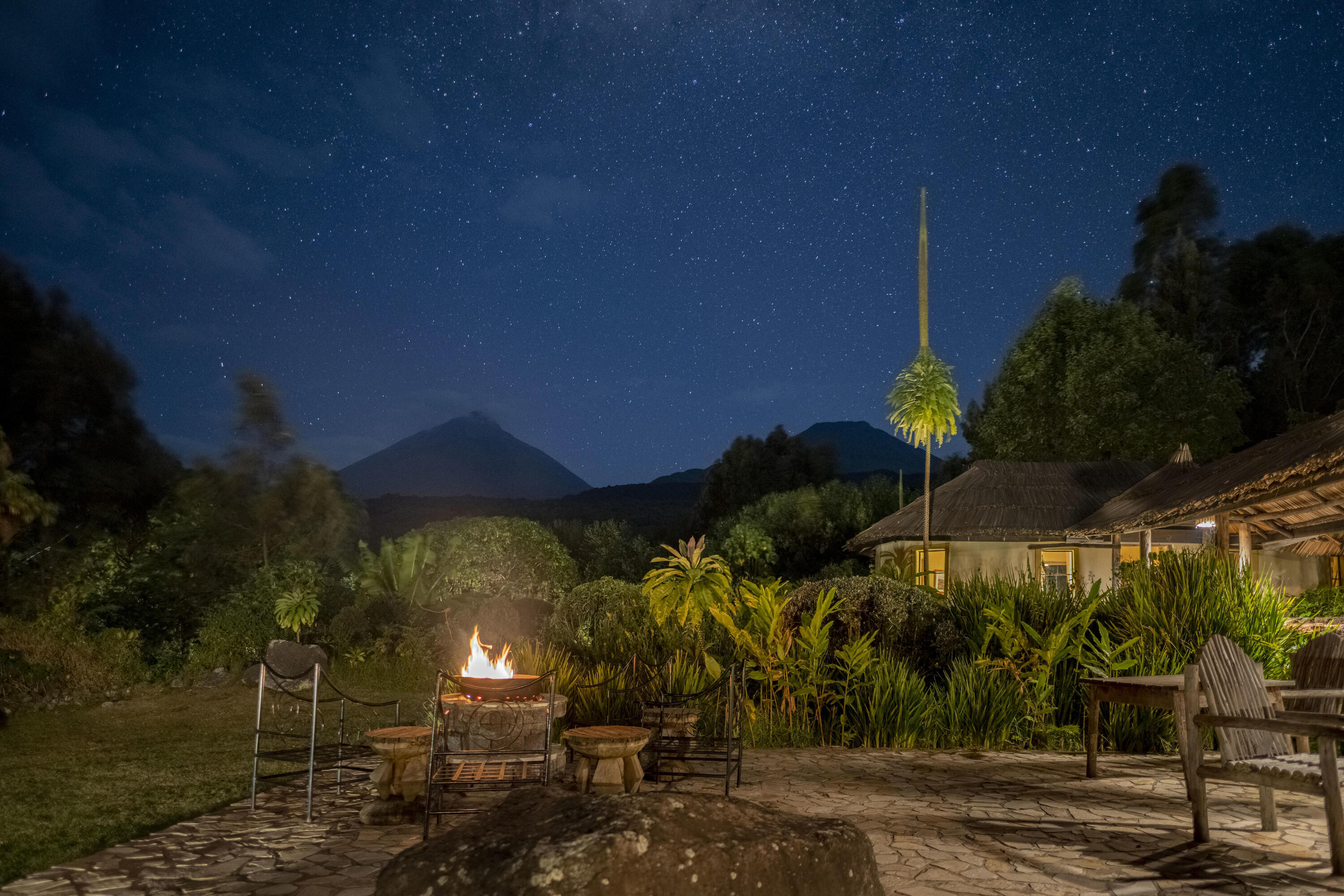Star Gazing at Mount Gahinga Lodge
